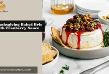 Thanksgiving Special Baked Brie with Cranberry Sauce - Kitchens Menu