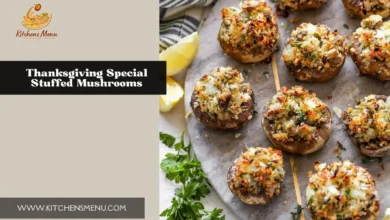 Thanksgiving Special Stuffed Mushrooms - Kitchens Menu